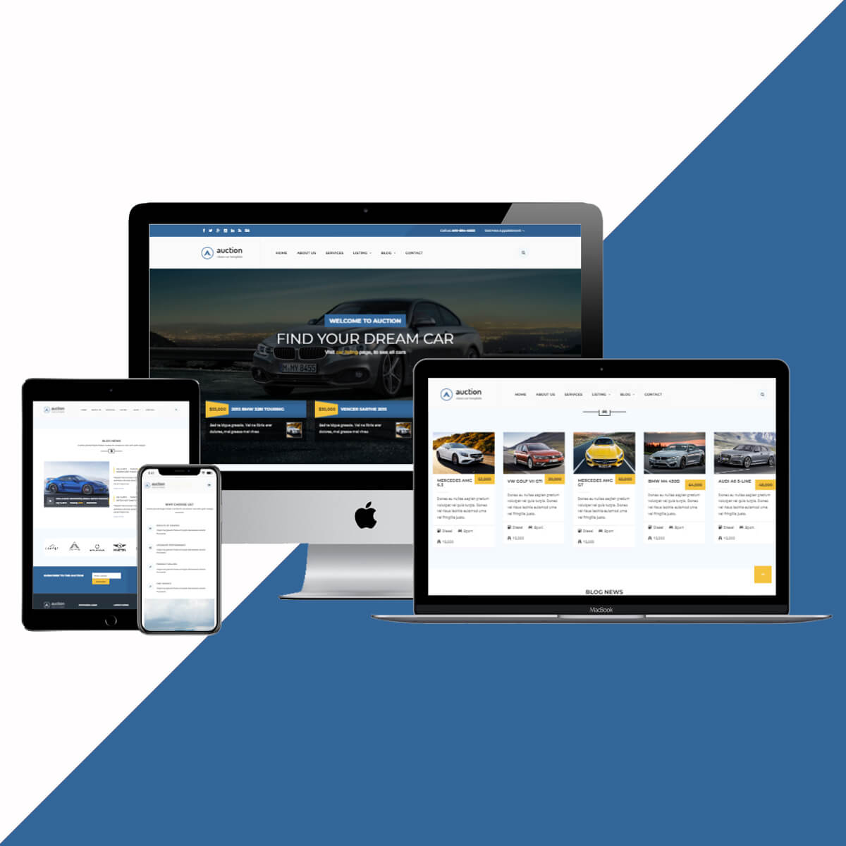 Auction-automobile-website-design-webvizion