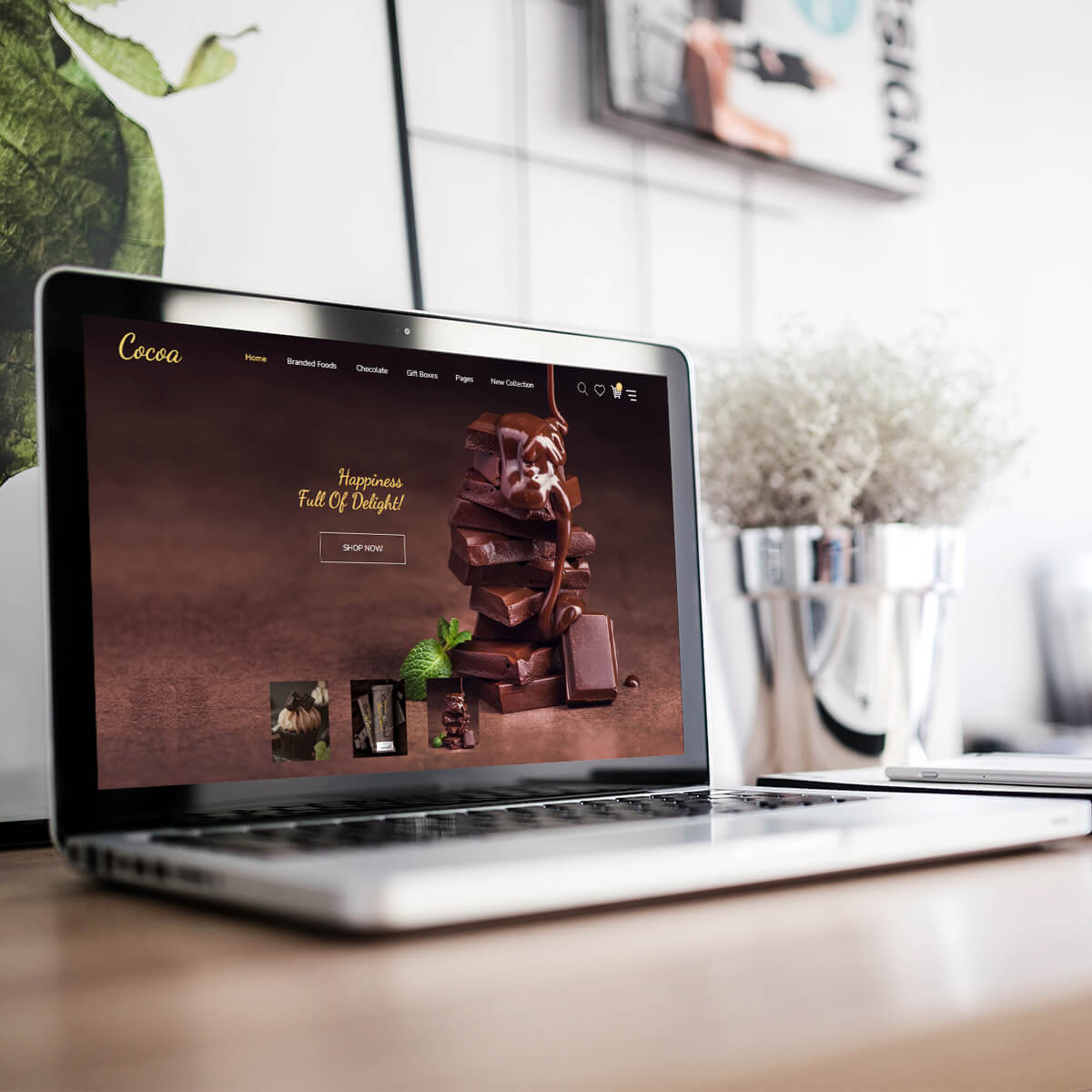 Cocoa-food-restaurant-website-design-webvizion