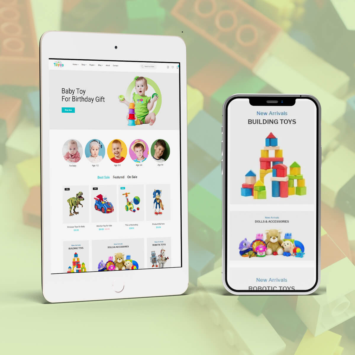 Kids & Toys Website Design - Webvizion