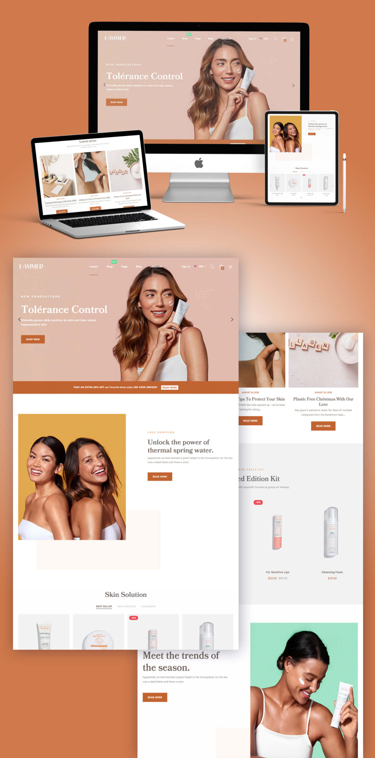 Lammer-beauty-wellness-website-design-webvizion