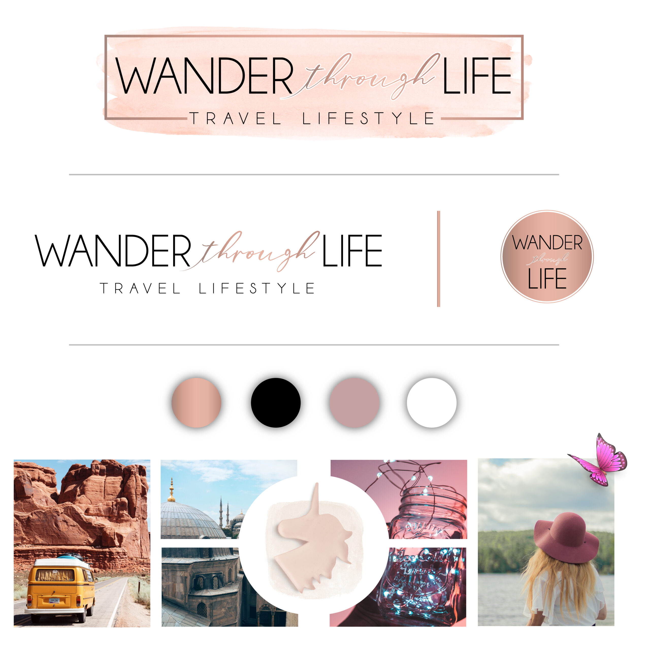 Wander-Travel-Branding-Board
