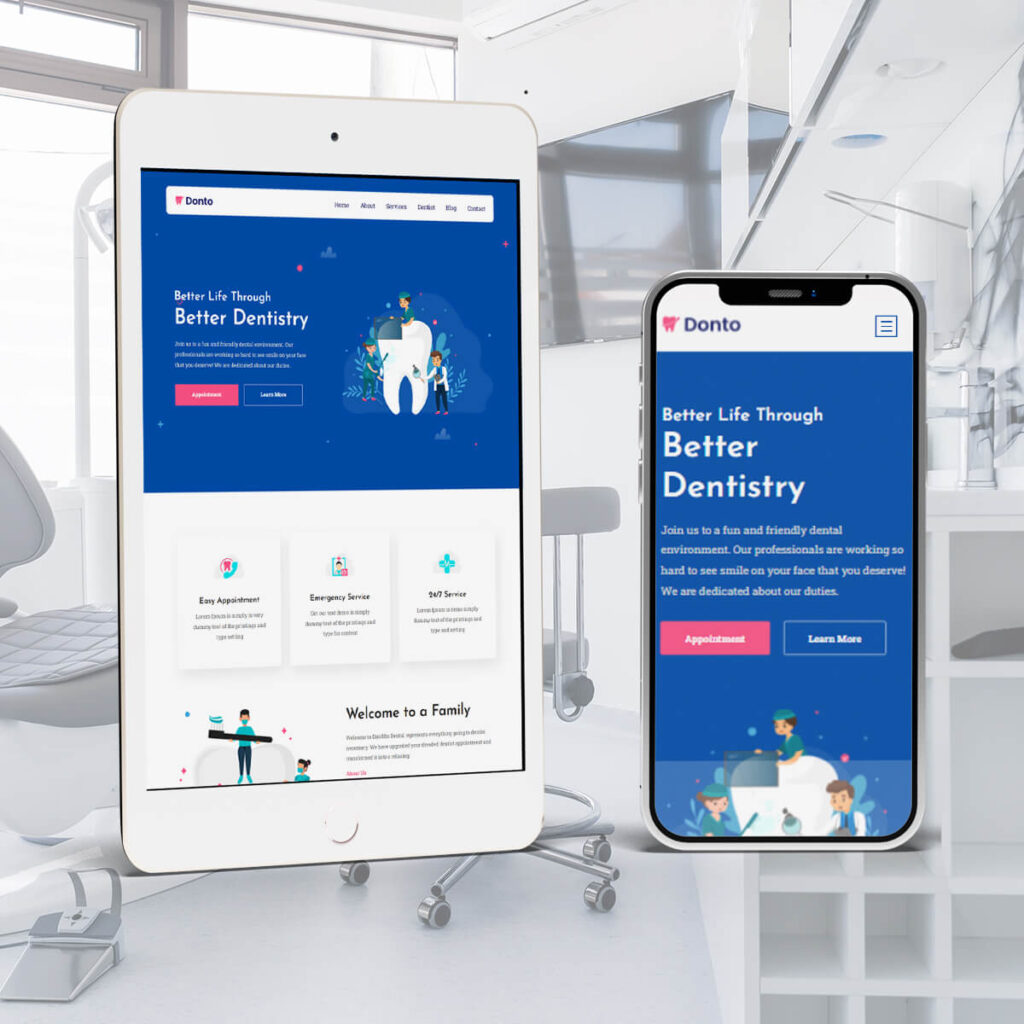 donto-dental-website-webvizion