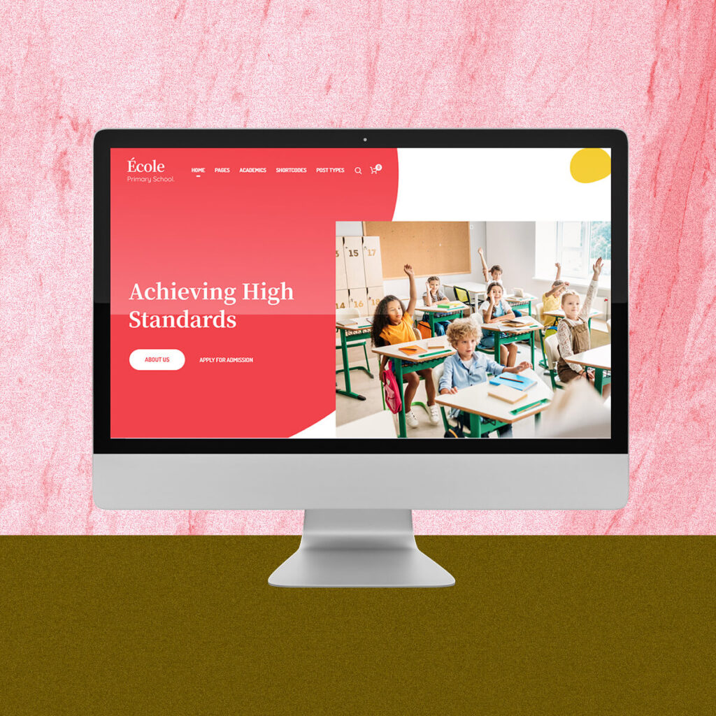 ecole-education-website-design-webvizion