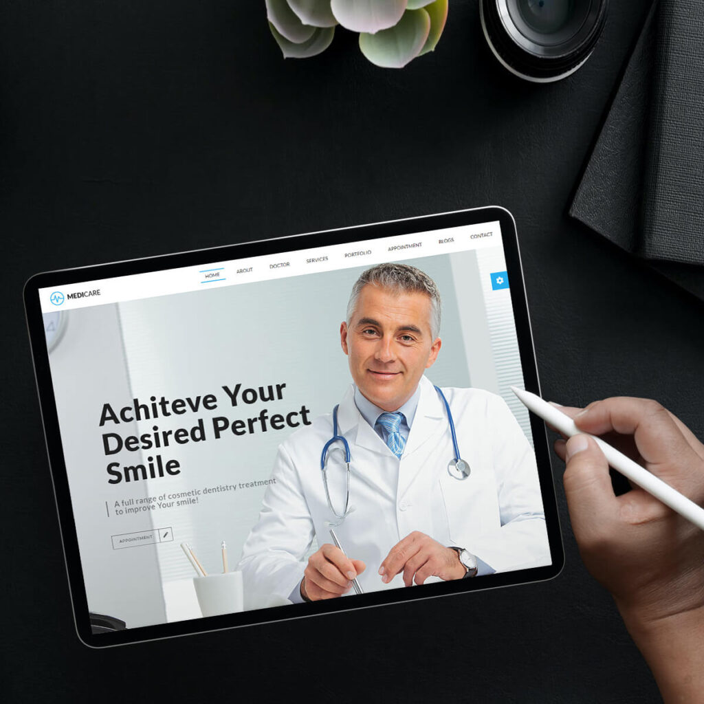 medicare-dental-clinic-website-webvizion