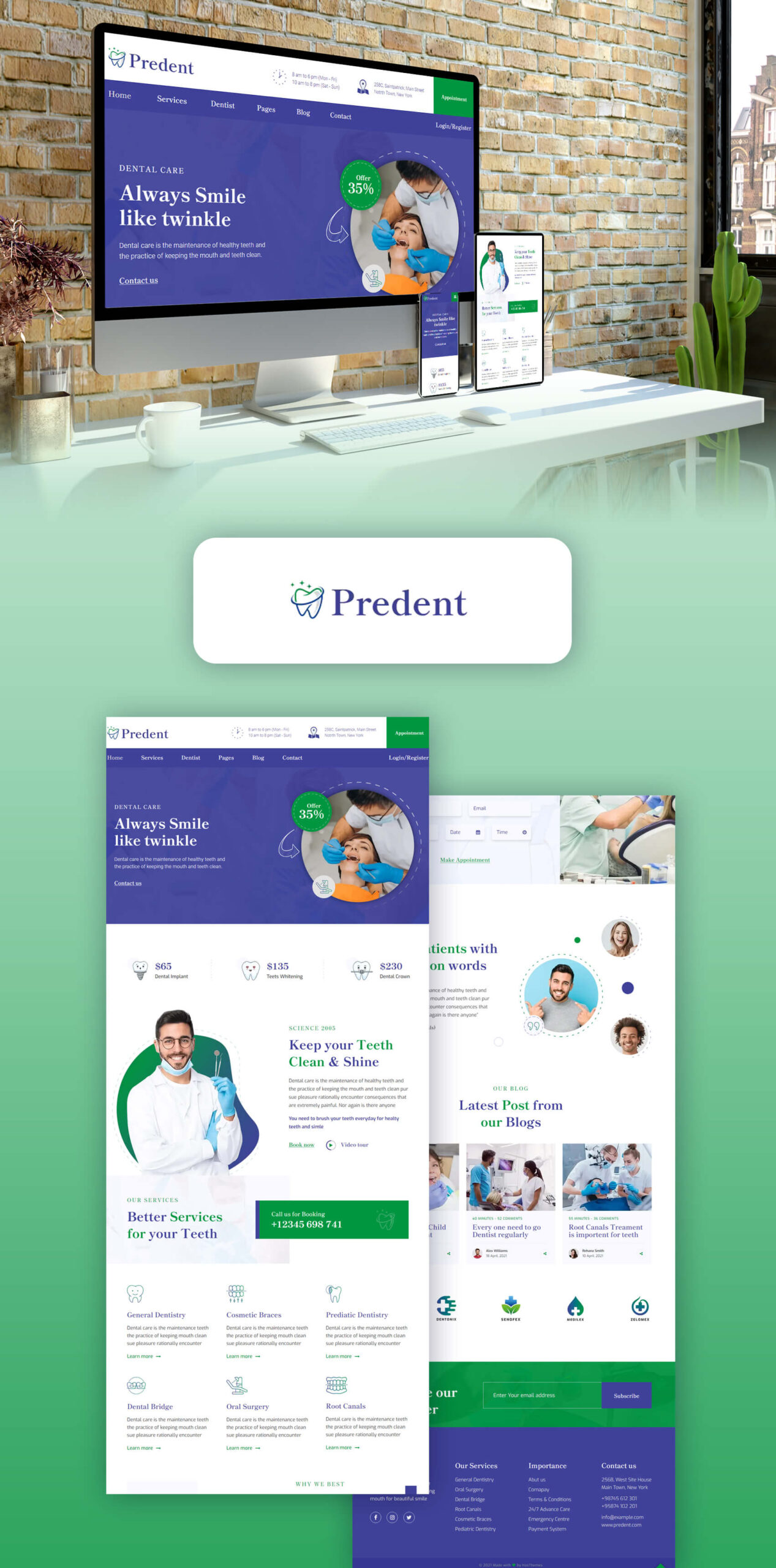 predent-dental-website-webvizion