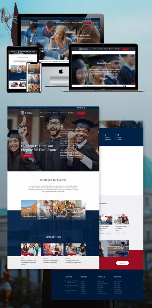 schule-education-website-design-webvizion