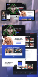 Gym & Fitness Website Design