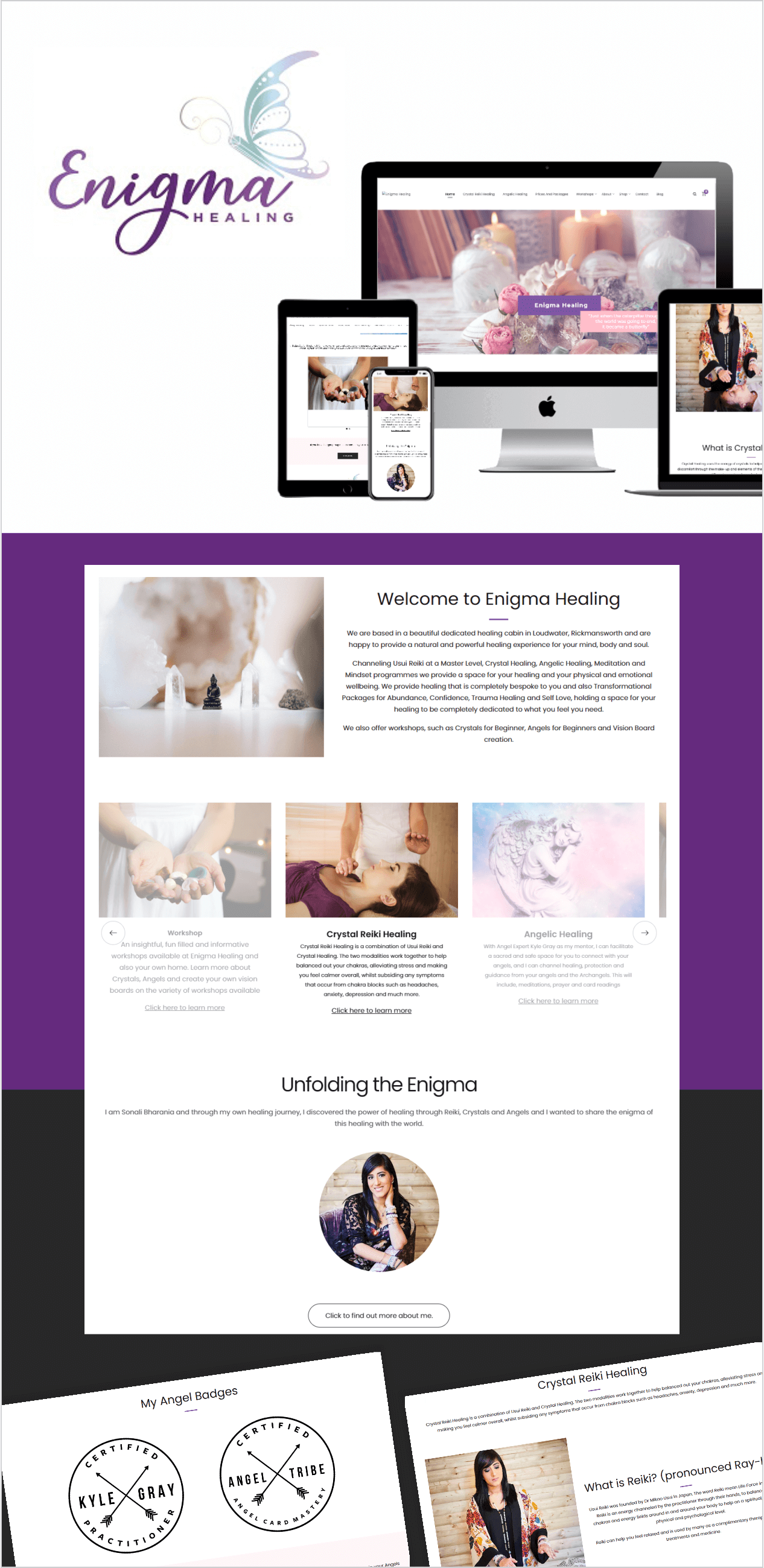 enigma-healing-website-webvizion