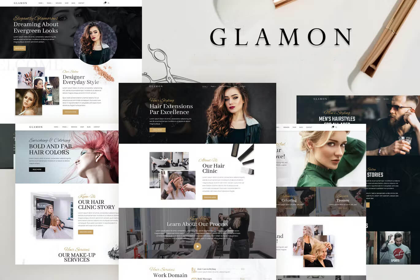 glamon-website-webvizion