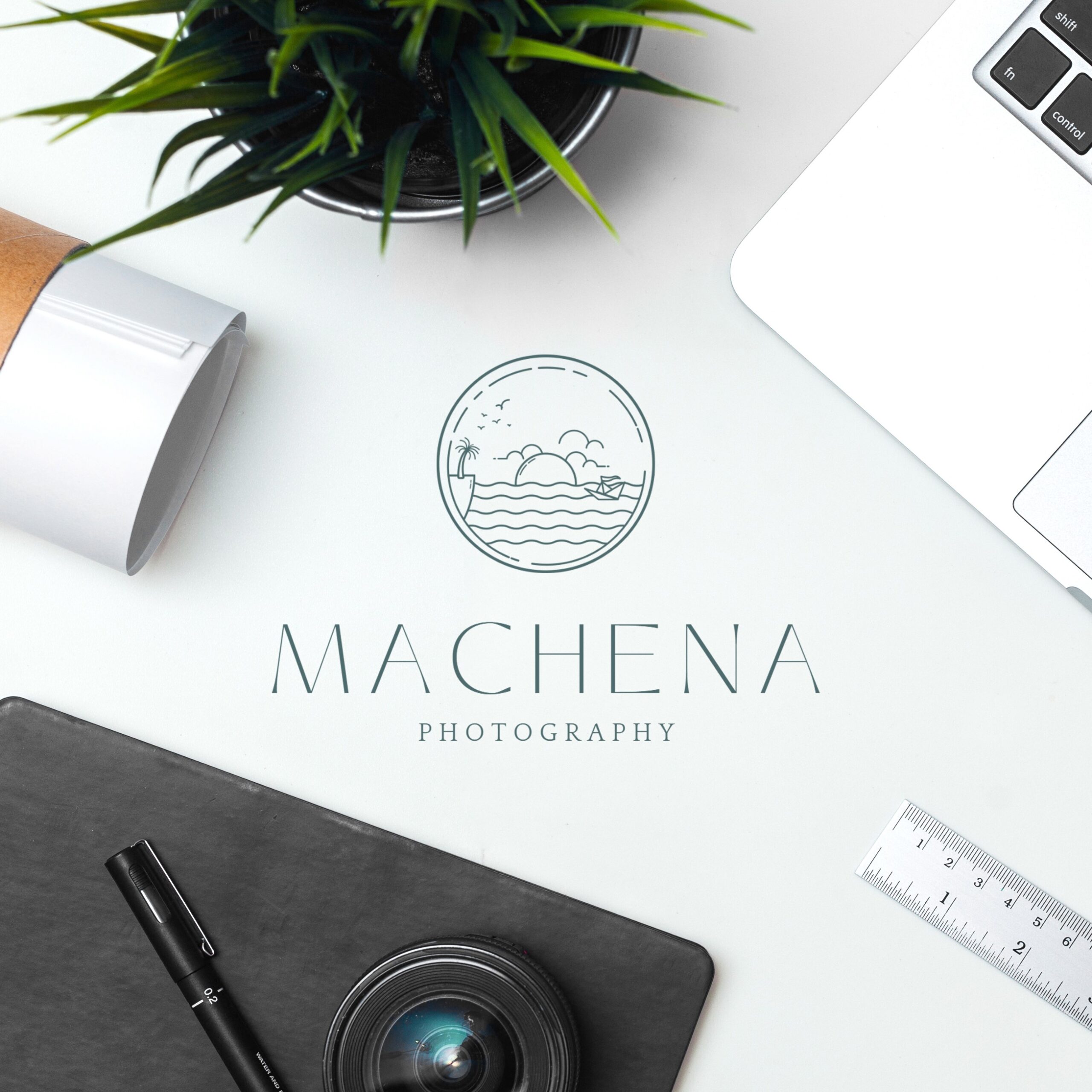 Machena-Photography-Logo-Webvizion-Global-Logo-Design-Agency