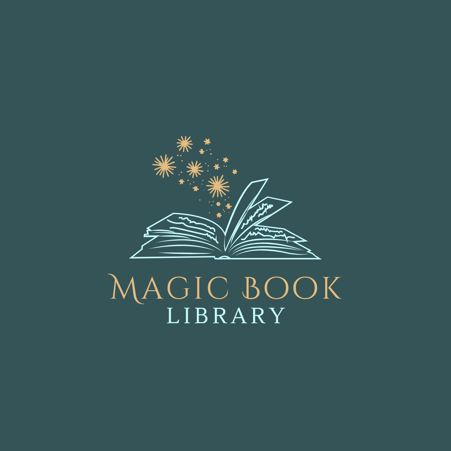 Magic-Book-Logo-Webvizion-Global-Logo-Design-Agency