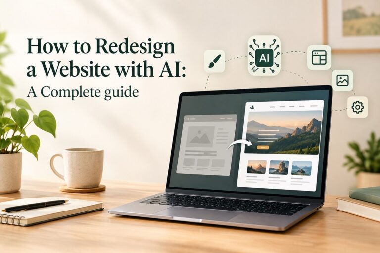 How to Redesign a Website with AI: A Complete guide