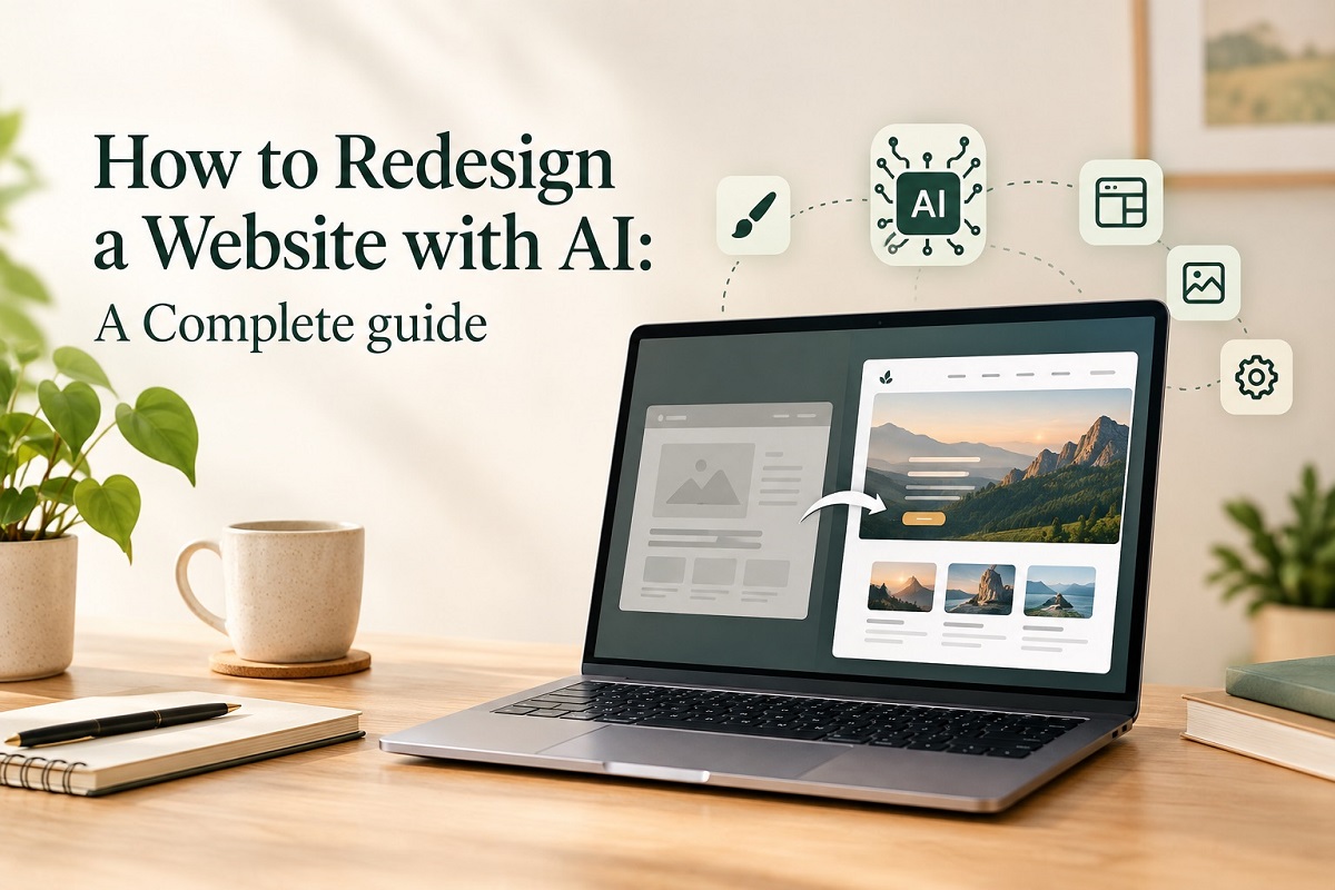 How to Redesign a Website with AI A Complete guide