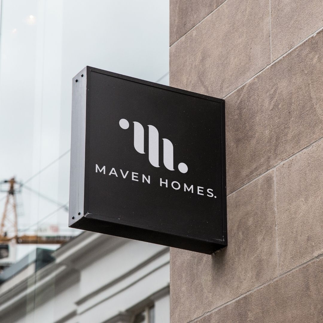 Webvizion Logo and Branding Portfolio maven-homes